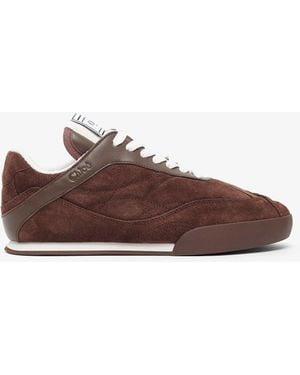 Chloé Chloe Kick Brown Trainers