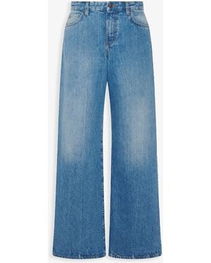 The Row Eglitta Blue Denim Trousers