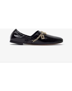 Roger Vivier Roundytoe With Charm Slippers - Black