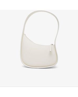 The Row Half Moon Ivory Leather Bag - White