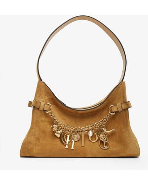Chloé Chloe Charms Small Khaki Shoulder Bag - Metallic