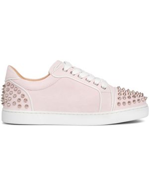 Christian Louboutin Vieria 2 Spikes Poupee Pink Trainers
