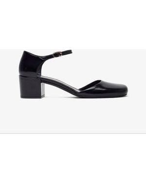 The Row Penelope Ankle Strap Court Shoes - White