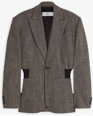 Phoebe Philo Kick Tailored Greige Jacket - Gray