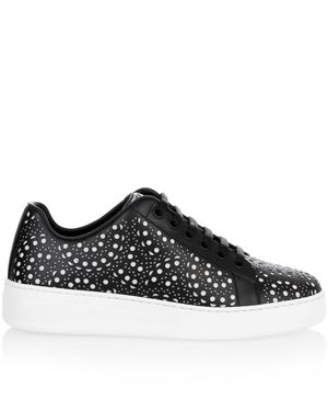Alaïa Black Laser-cut Trainer
