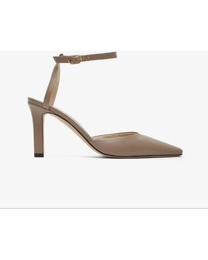 The Row Carla 80 Ankle Strap Court Shoes - White