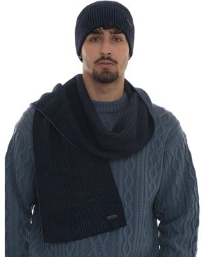 BOSS Set Sciarpa e Cappello ERCOLE-SET - Blu