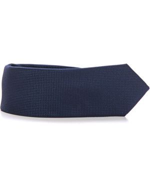 Paoloni Cravatta in seta - Blu