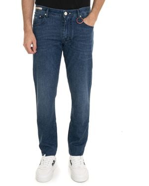 Tramarossa Jeans 5 tasche MICHELANGELO - Blu