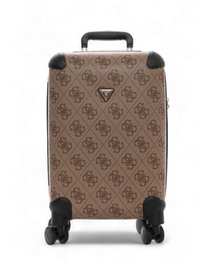 Guess Trolley 4 ruote Berta 18 in 8 - Marrone