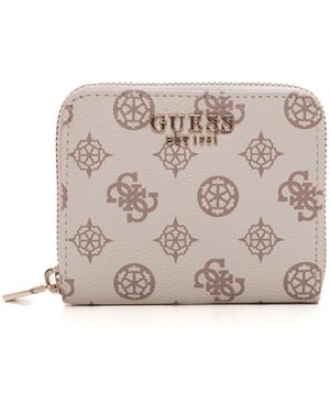 Guess Portafoglio piccolo Laurel - Bianco