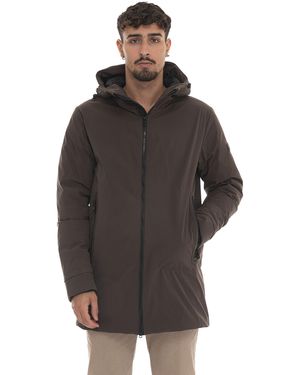 Peuterey Giaccone con cappuccio METIDESRT01 - Grigio