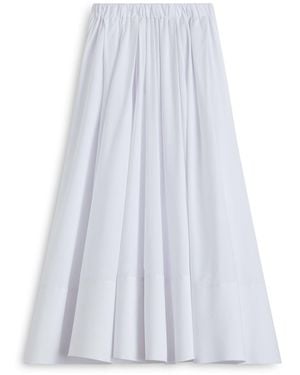 Scanlan Theodore Parachute Cotton Bonded Skirt - White
