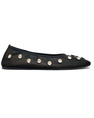 Scanlan Theodore Poppy Mesh Ballet Flat - Black
