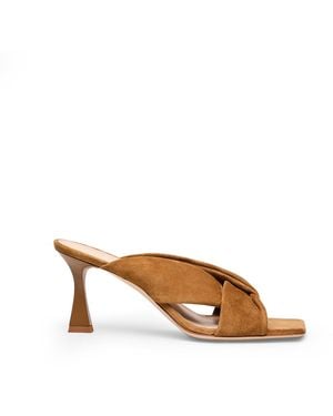 Scanlan Theodore Suede Twist Mule 8 - Brown