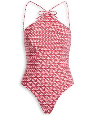 Scanlan Theodore Chain Print One Piece - Pink