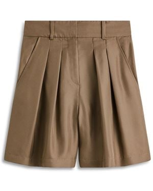 Scanlan Theodore Silk Twill Short - Natural