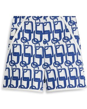 Scanlan Theodore Chain Print Short - Blue