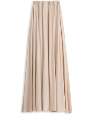 Scanlan Theodore Long Soft Skirt - Natural