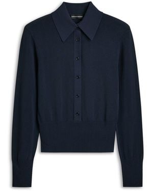 Scanlan Theodore Pleat Shirt - Blue