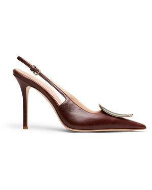 Scanlan Theodore Triangle Frame Slingback 10.5 - Brown