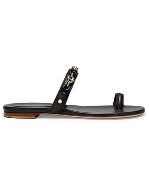 Scanlan Theodore Marine Link Chain Flat Sandal - White