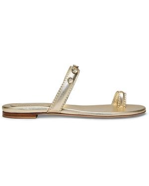 Scanlan Theodore Poppy Flat Sandal - White