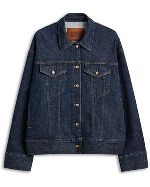 Scanlan Theodore Denim Oversized Jacket - Blue