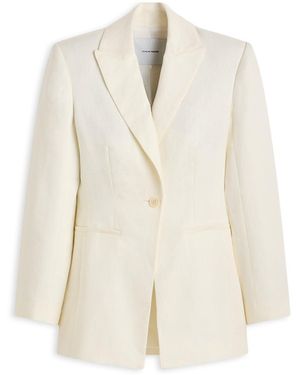 Scanlan Theodore Linen Tailored Jacket - White