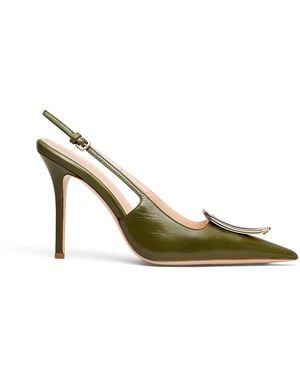Scanlan Theodore Triangle Frame Slingback 10.5 - Metallic