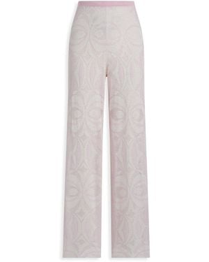 Scanlan Theodore Knit Jacquard Trouser - White
