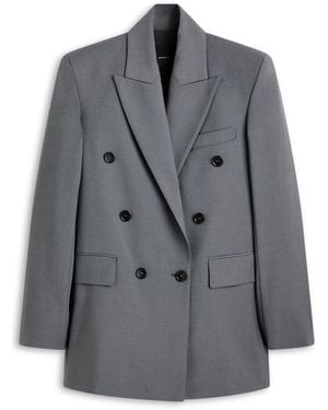 Scanlan Theodore Soft Double Breasted Jacket - Gray