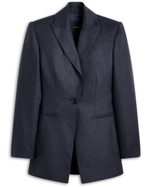 Scanlan Theodore Linen Tailored Jacket - Blue