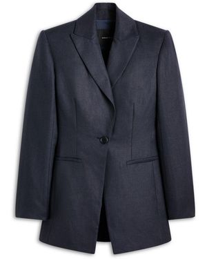 Scanlan Theodore Linen Tailored Jacket - Blue