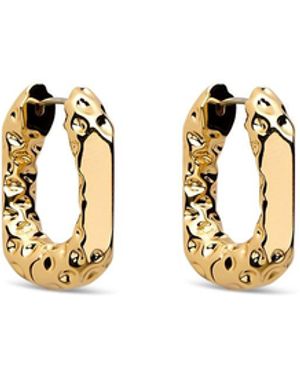 Scanlan Theodore Chisel Huggie Hoop Earrings - Blue