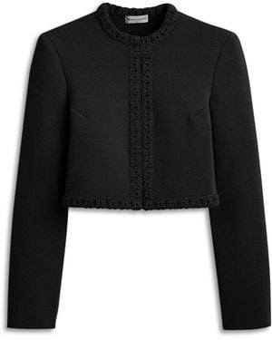 Scanlan Theodore Crepe Knit Daisy Jacket - Black