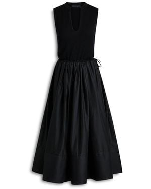 Scanlan Theodore Polished Voile Tank Dress - Black