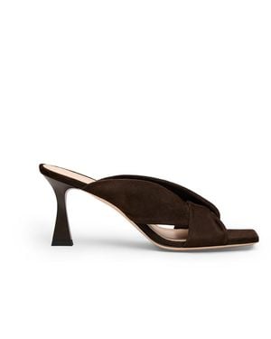 Scanlan Theodore Suede Twist Mule 8 - Multicolor