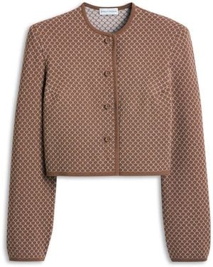 Scanlan Theodore Crepe Knit Jacquard Jacket - Multicolor