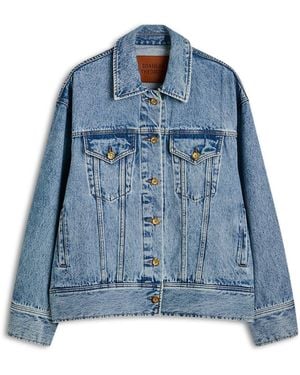 Scanlan Theodore Denim Oversized Jacket - Blue