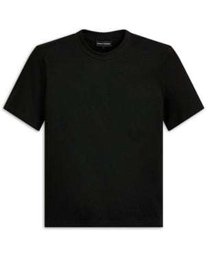 Scanlan Theodore Mercerised Shoulder Pad Tee - Black