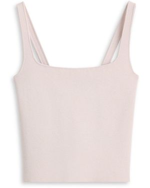 Scanlan Theodore Crepe Knit Square Camisole - Pink