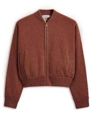 Scanlan Theodore Cashmere Bomber - Brown