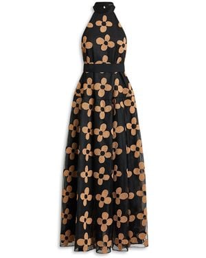 Scanlan Theodore French Couture Floral Gown - White