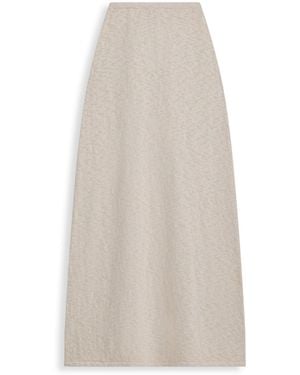 Scanlan Theodore Textured Knit Long Skirt - White