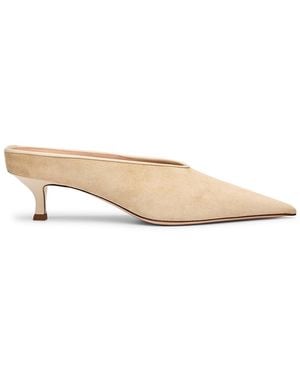 Scanlan Theodore Suede Slide 4.5 - Natural