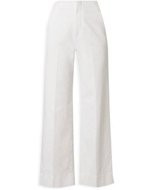 Scanlan Theodore Denim Cropped Jean - White
