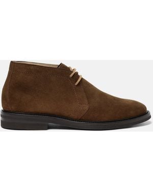 SCAROSSO Roger Tobacco Suede - Brown