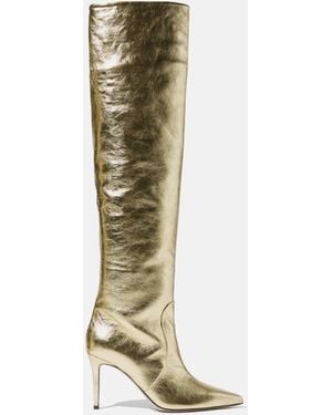 SCAROSSO Heeled Boots - White