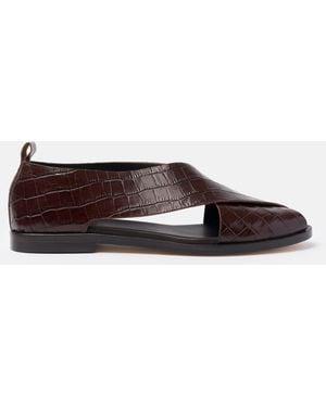 SCAROSSO Eros Dark Croco - Brown